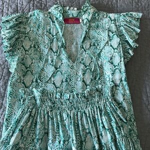 Feather & Find Paradisio ruffle top and skirt set